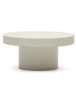 NAVEL Ø 90 little table in resistant color choice concrete for gardens and terraces