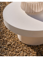 NAVEL Ø 90 little table in resistant color choice concrete for gardens and terraces