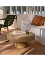 CRUX Ø 66 little table in resistant color choice concrete for gardens and terraces