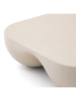 CAMARO Table basse en polystone 100x100 cm pour usage extérieur