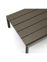 CABRIC 91x57cm tavolino in alluminio verde per esterno giardino terrazzo