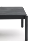 CROT 150x63 cm tavolino in alluminio grigio per esterno giardino terrazzo