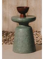 CREOS Green granite effect concrete coffee table Ø 39 cm home design indoor or outdoor