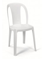 TIUANA silla monobloc resina color a elegir para exteriores jardines terrazas hotel