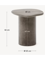 DALIA kleiner Tisch aus widerstandsfähigem Beton für Gärten und Terrassen
