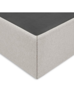 AMERICAN scelta colore e misure base letto contenitore apertura con pistone a gas rivestito in tessuto