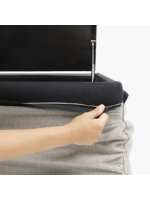 AMERICAN choice of color and measures base container bed opening with gas piston covered in fabric