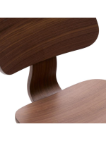 IOS chair with walnut or oak veneer home design