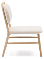 ALF stain resistant chenille armchair choice of colour and solid oak structure