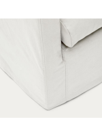 CELIDA armchair in cotton and linen removable