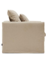 LIRICA Fauteuil amovible en coton et lin