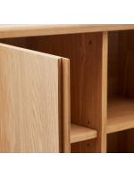 SKELLIG high sideboard 100x134h cm in ash veneer natural finish