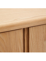 SKELLIG Buffet haut 100x134h cm en placage de frêne finition naturelle