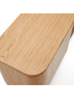 SKELLIG TV stand 200x52h cm in ash veneer natural finish