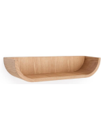 SKELLIG shelf 60 cm in ash veneer natural finish