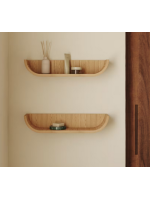 SKELLIG shelf 60 cm in ash veneer natural finish