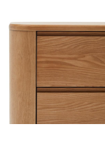 SKELLIG Kommode 120x80h cm in Eschenfurnier Naturfinish