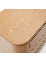 SKELLIG Kommode 120x80h cm in Eschenfurnier Naturfinish