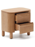 SKELLIG Nachttisch in Eschenfurnier Naturfinish
