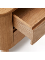 SKELLIG night table in ash veneer natural finish