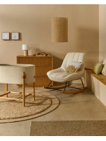 GERUSAL comò 90x80h cm con cassetti in impiallacciatura in rovere