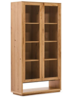 AIRONE showcase 100x185 h oak veneer
