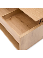AIRONE 120x60 cm Couchtisch aus Eichenfurnier