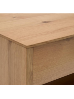 AIRONE 120x60 cm oak veneer coffee table