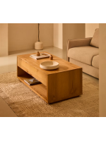 AIRONE 120x60 cm oak veneer coffee table