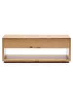 AIRONE 120x60 cm oak veneer coffee table