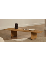 BROOKLYN 147x65 coffee table in solid natural oak wood