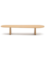 BROOKLYN Table basse 147x65 en bois de chêne naturel massif