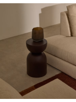RAVER Couchtisch aus violettem Metall im Wohndesign