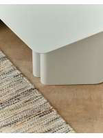 GLEM coffee table in light grey metal home design