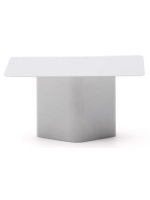 GLEM Couchtisch aus hellgrau Metall im Wohndesign