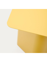 LIPTON table basse en métal jaune de design