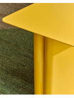 LIPTON coffee table in yellow metal home design