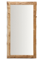 BARTIK Espejo de 105x200 con marco de madera natural