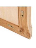 BARTIK Miroir 105x200 avec cadre en bois naturel