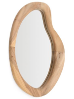 FASTA 68x44 mirror in natural solid wood
