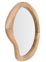 FASTA 68x44 mirror in natural solid wood