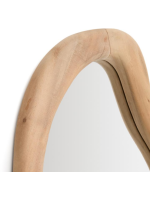 FASTA 68x44 mirror in natural solid wood