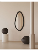 MELBUN 60x110 wooden mirror with black finish