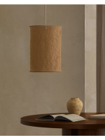 EFAIL Abat jour suspension en lin beige Ø 40 cm