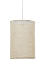 EFAIL Pantalla de lámpara colgante de lino beige Ø 40 cm
