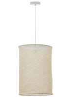 EFAIL paralume per lampadario in lino beige Ø 40 cm