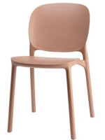 HUG Chaise en technopolymère au choix de couleur empilable pour l'intérieur ou l'extérieur