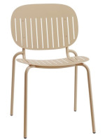 SISI BARCODE chaise choix de couleur en acier galvanisé et peint empilable pour intérieur ou extérieur maison bar restaurants
