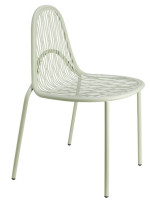MALVASIA chaise choix de couleur en acier galvanisé et peint empilable pour intérieur ou extérieur maison bar restaurants