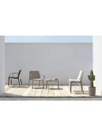 GINEVRA LOUNGE scelta colore in tecnopolimero poltrona per casa giardino bar ristoranti scuole biblioteche